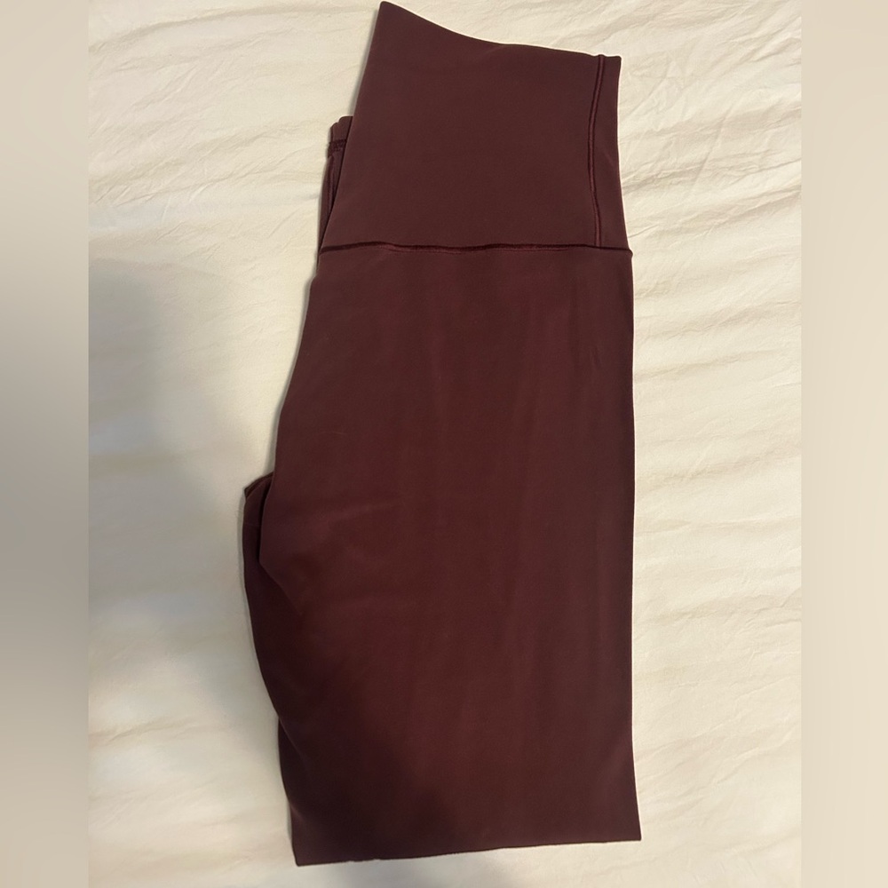 Aerie Offline Burgundy Leggings